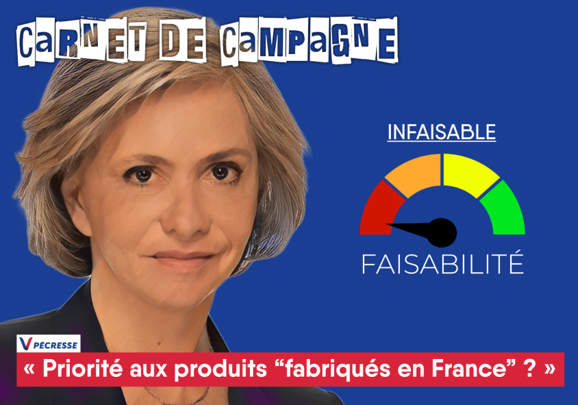 Valérie Pécresse,made in FRance, fabriqué en France,small business act,union européenne,UE,Europe