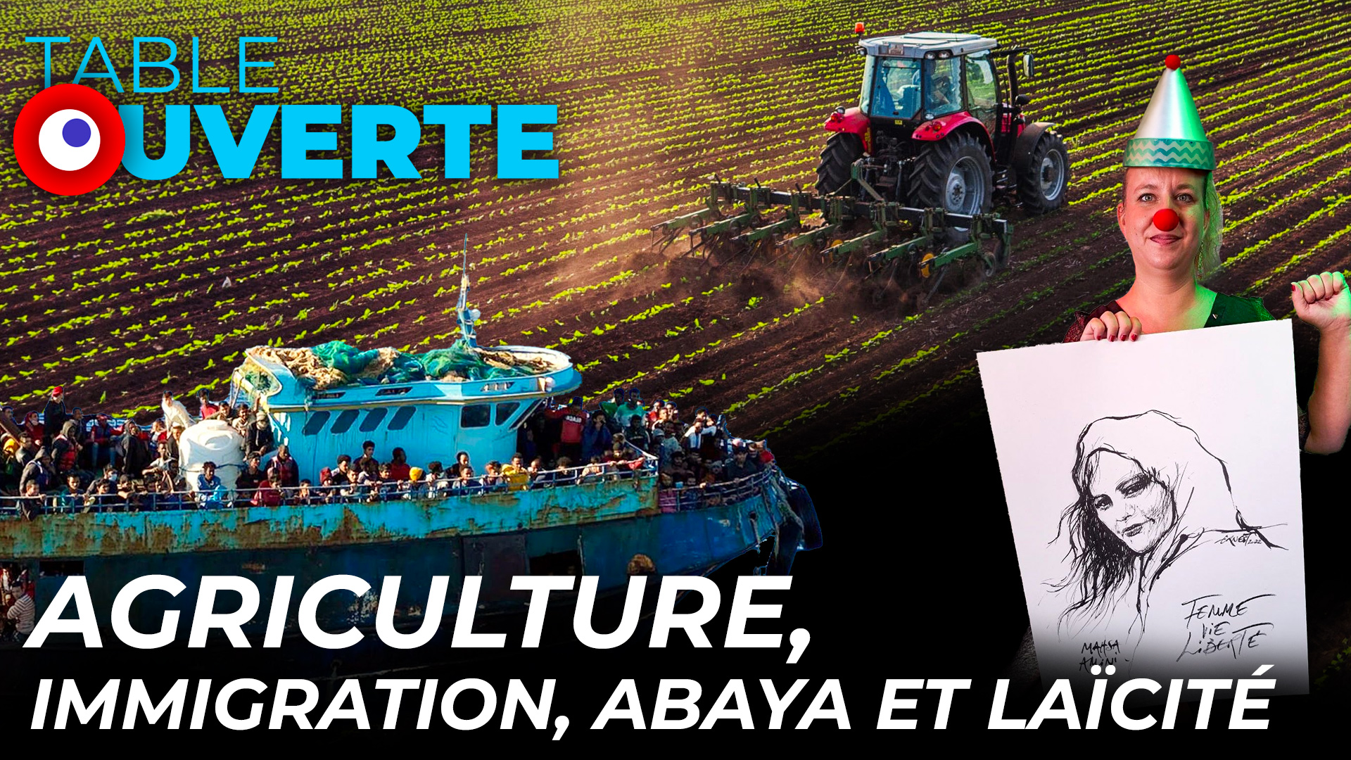 Table ouverte,Frexit,Gébération Frexit,agriculture,PAC,Politique agricole commune,Abaya,rentrée,immigration,migrants,islam,la!îcité,école,Lampedusa